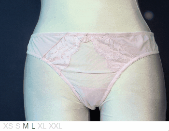 Montelle Lace and chiffon thong