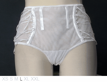 Nina Ricci Sheer brief with side laces