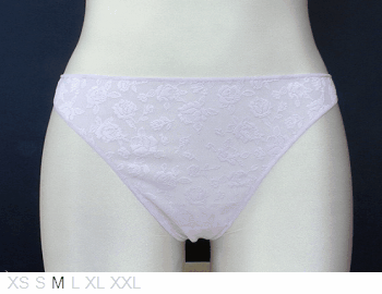 NuBra Italian-designed soft sheer and lace thong