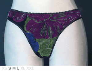 On Gossamer Nylon print thong