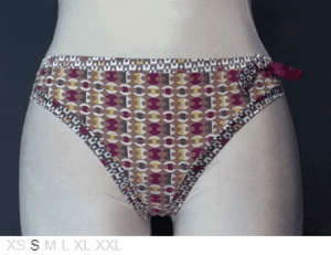 Princesse Tam Tam 98% soft poly thong with bow