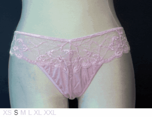 Panache Lace and poly thong