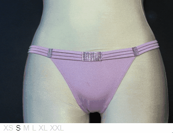 Parah Poly brazilian bikini with lace back