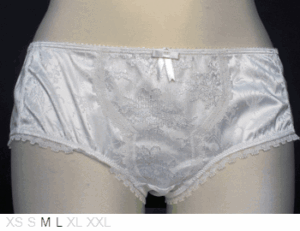 Pleasure State Satin and lace culotte brief