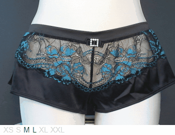Pleasure State Layla Belle satin and lace tap