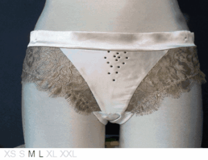 Pleasure State Theodora Sky 92% silk bikini