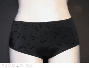 Prima Donna 80% polyamid brief with velvet spots