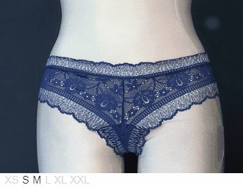 Purpuratta Pure lace Colombian tanga thong