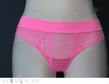 Purpuratta Lace G-string with nylon waistband