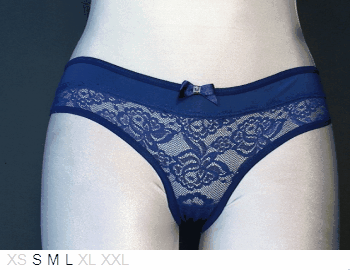 Purpuratta Lace knicker with poly band