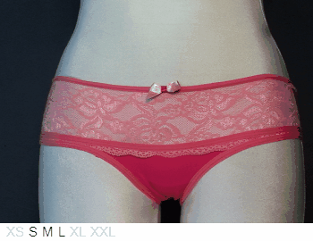 Purpuratta Cotton and lace bikini