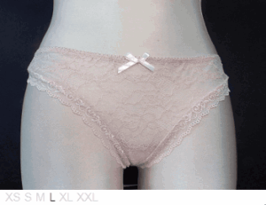 Rene Rofe Sheer and lace thong