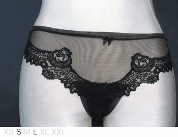 Ritratti Sheer and lace bikini