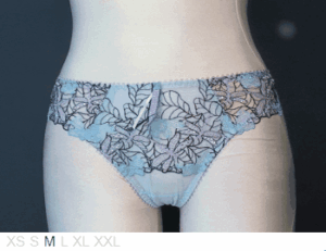 Ruby Pink Cathy Sheer and Lace Thong
