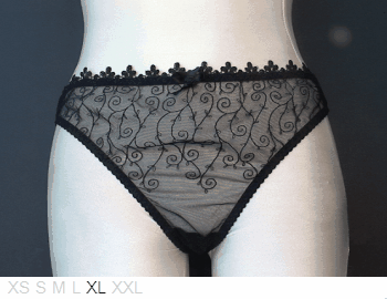 Ruby Pink Emily Sheer Thong