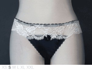 Sally Jones Silk and lace bikini