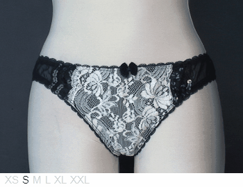 Sally Jones Lace and sheer rouched bikini