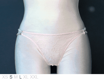 Sam Edelman Sheer and lace string bikini