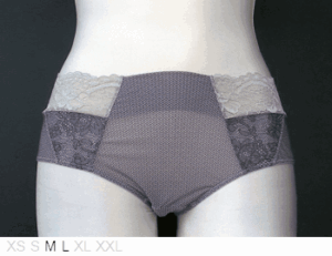 Samantha Chang Printed lace soft hipster