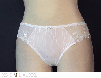 Sassa Soft poly bikini with vertical ridges