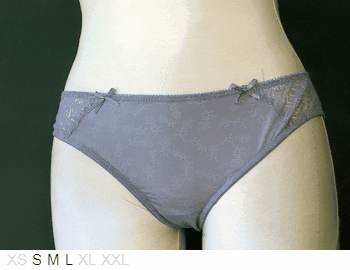 Sassa Thin poly bikini with lace sides