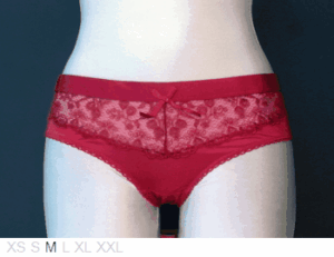 Sassa 64% polyester and lace bikini