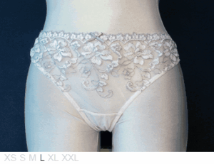 Stelei Sheer and lace tanga