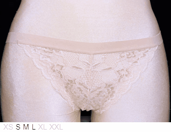 Symphony Sheer and lace thong