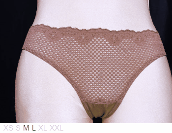 Timpa Poly and lace thong
