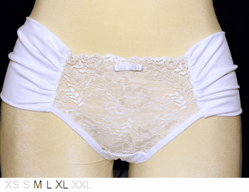 Tiny Orquidea ruched-side Brazilian cut bikini