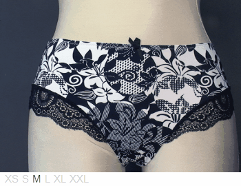 Triumph Poly tanga with lace trim