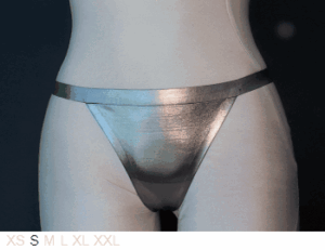 Urban Outfitters Spandex shiny thong