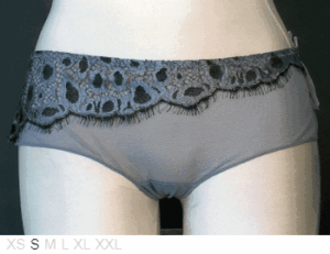 Valery Prestige Sheer and lace short