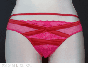 Victoria's Secret Valentine open-back bikini