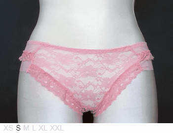 Yisiting Pure sheer and lace bikini