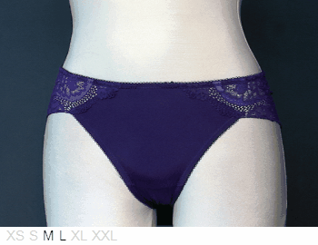 Wacoal Poly front, pure lace back culotte