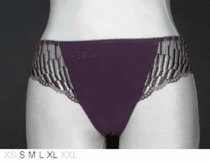 Wacoal Soft poly bikini with lace sides
