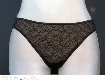 Wacoal Dual-layer sheer & poly bikini