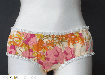 Wendy Glez Printed 70's style knicker