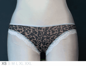 Ya Di Na Cotton and lace leopard bikini