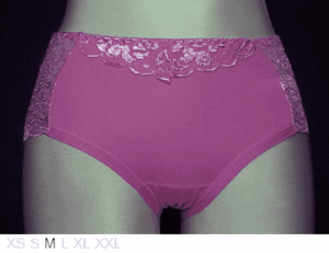 Zhudiman Viscose and lace brief