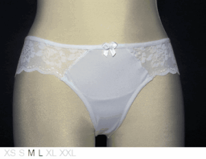 de la Rosa lingerie Poly and lace Italian bikini