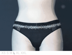 ea Lingerie Sheer Colombia cachetero bikini