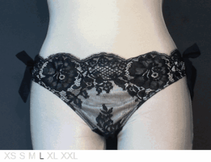 etam Cat's Eye Slip with side ties